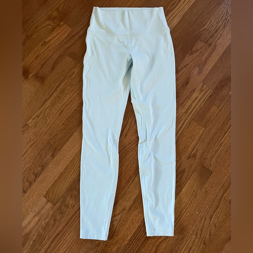 Lululemon leggings baby blue size 4 used**